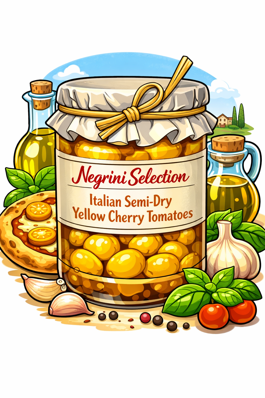 Italian Semi-Dry Cherry Tomatoes