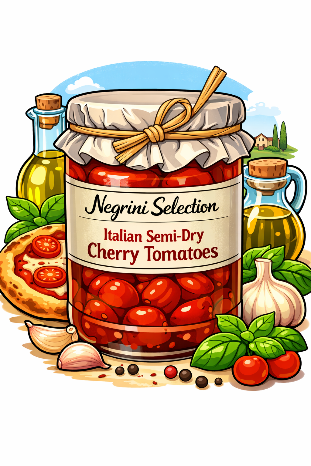 Italian Semi-Dry Cherry Tomatoes